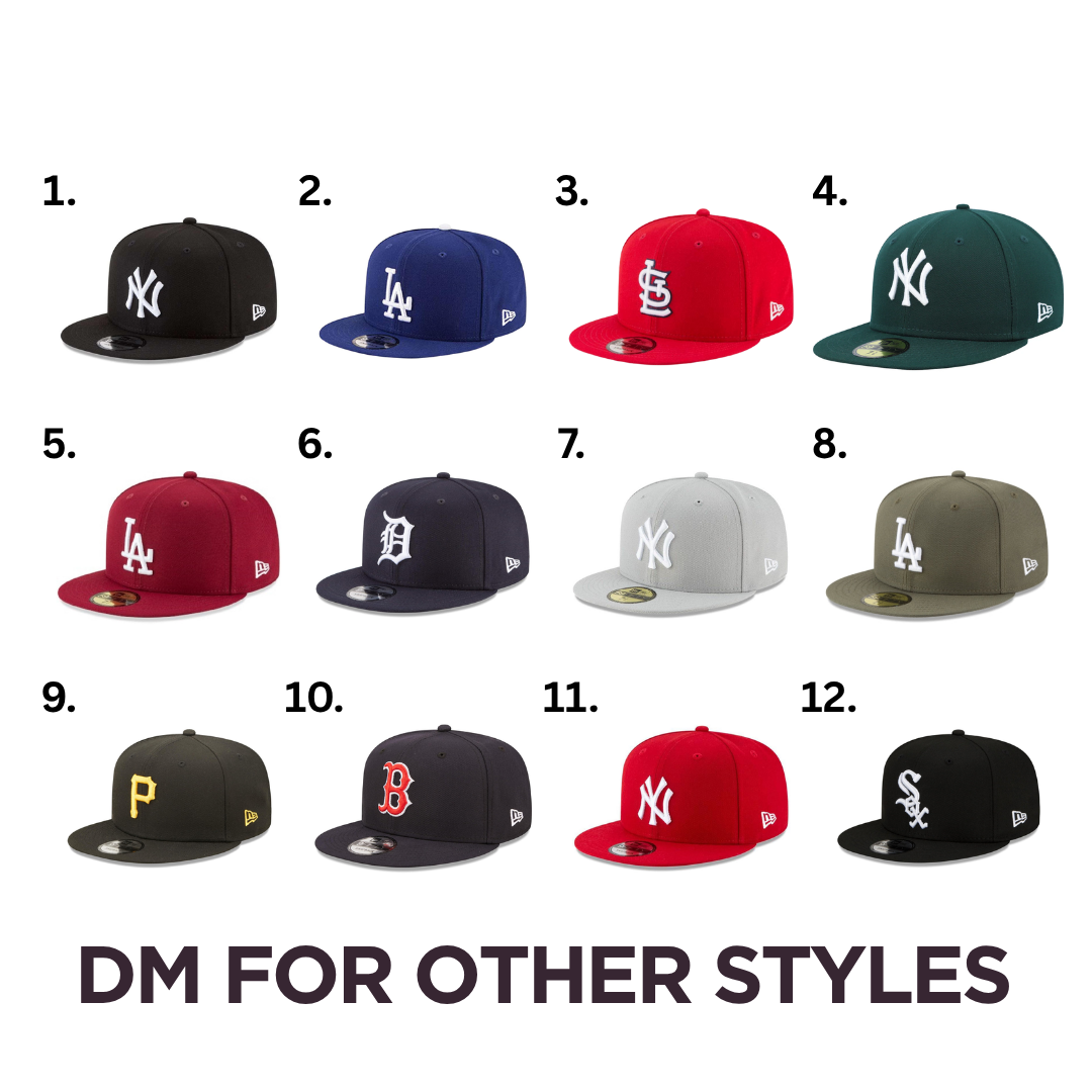 Pearl Cross Detailed New Era Fitted Hat