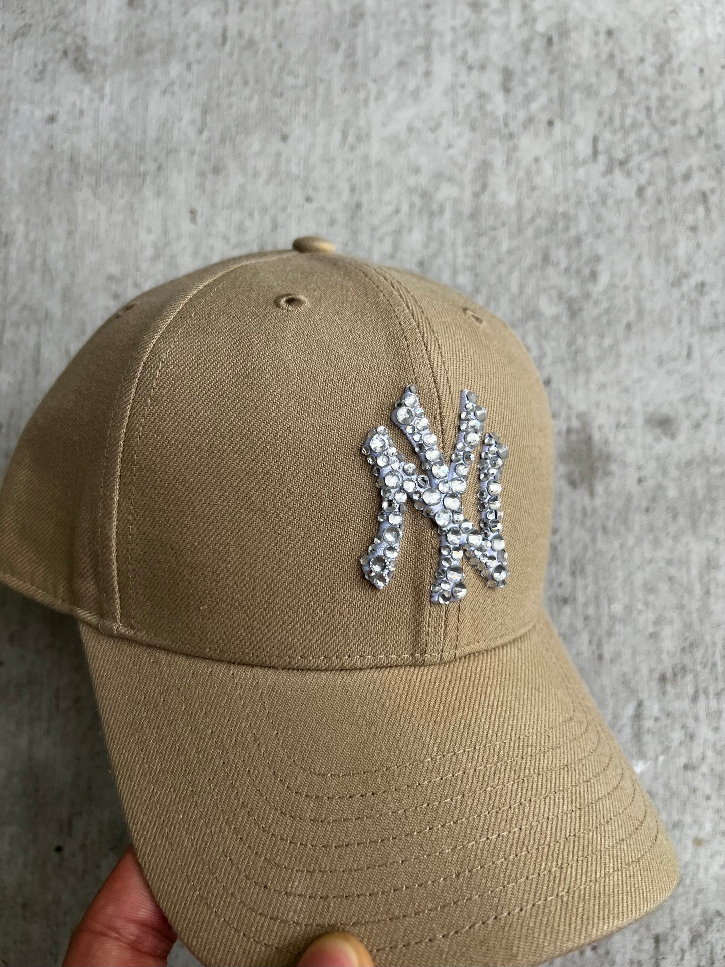 Rhinestone Logo Detailed New Era Cap