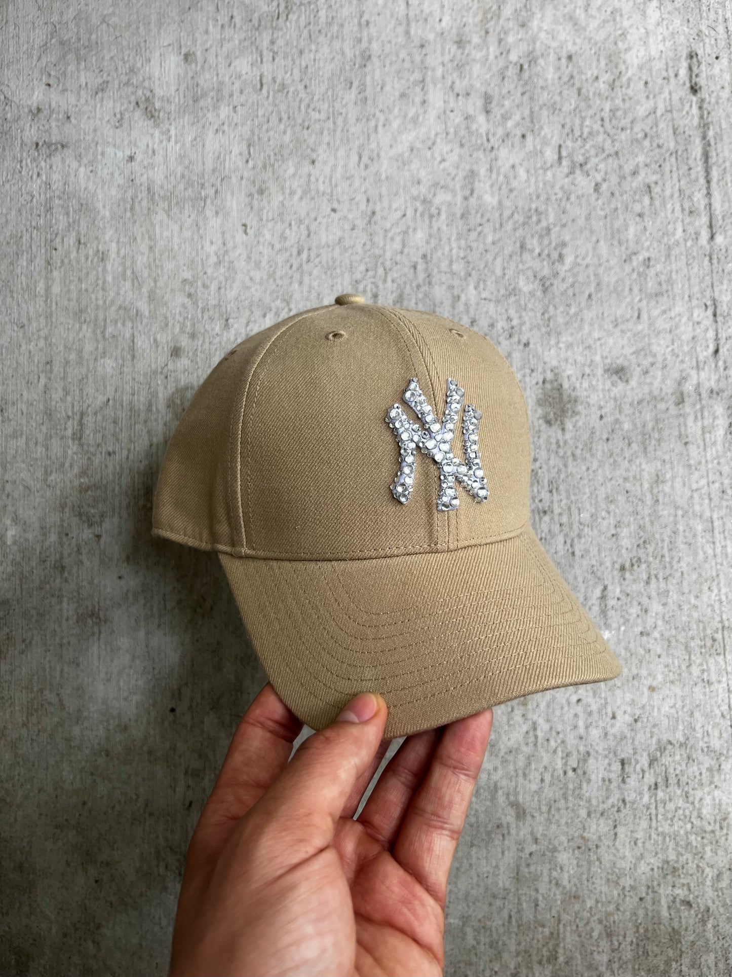Rhinestone Logo Detailed New Era Cap