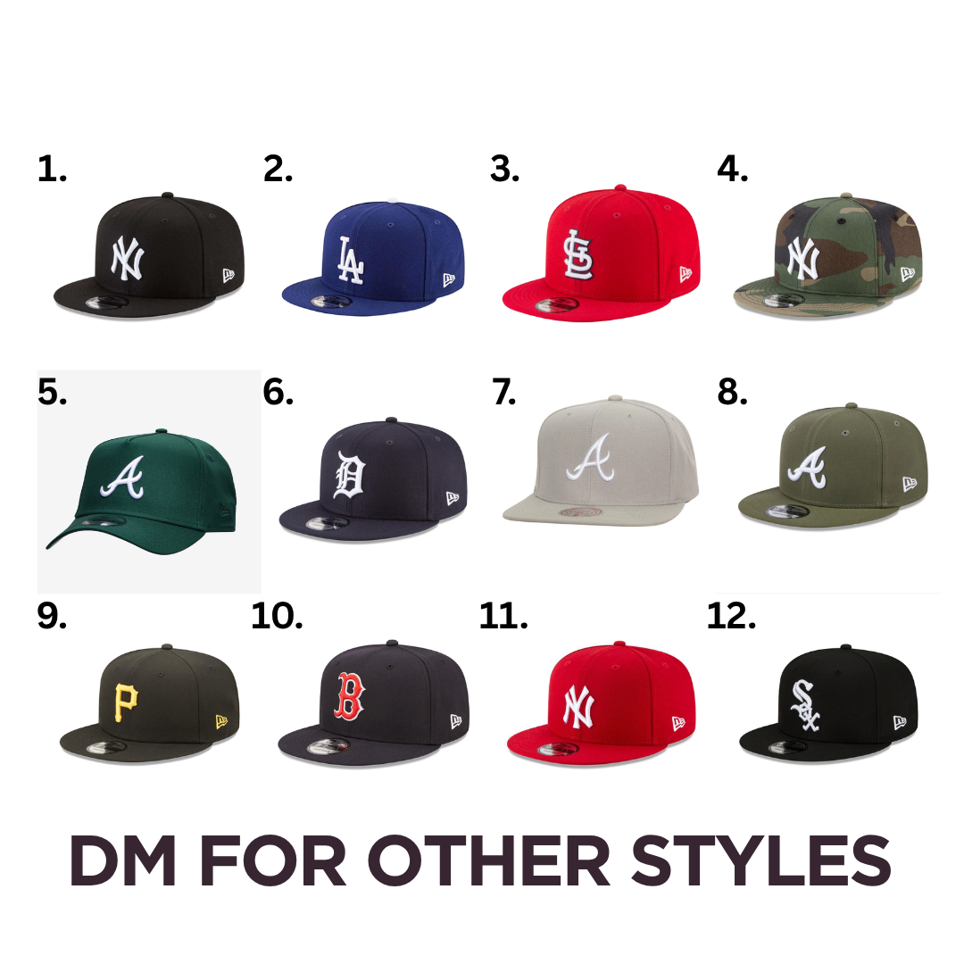 Rhinestone Embellished New Era Fitted Cap